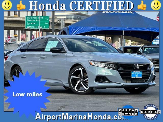 used 2021 Honda Accord car, priced at $26,695