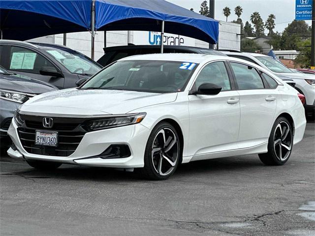 used 2021 Honda Accord car, priced at $27,000