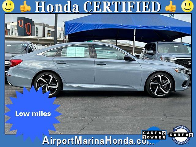 used 2021 Honda Accord car, priced at $27,984