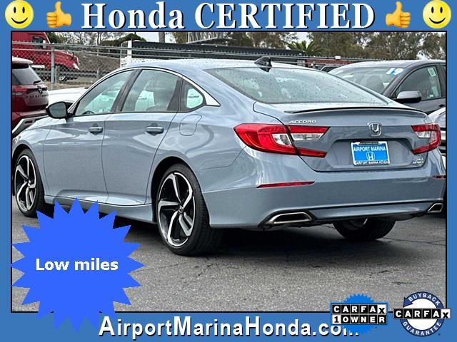 used 2021 Honda Accord car, priced at $27,984