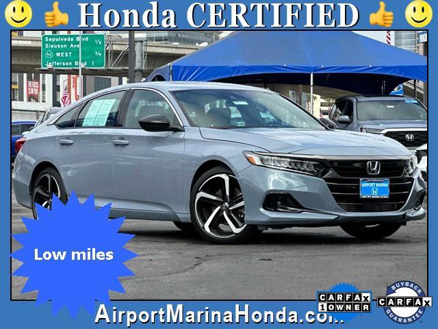 used 2021 Honda Accord car, priced at $27,984