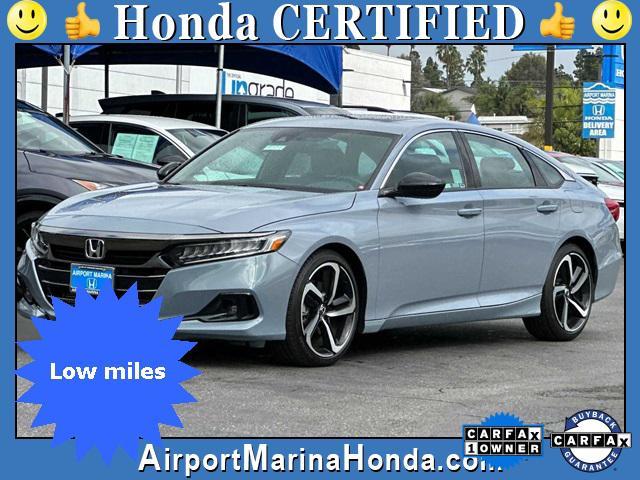 used 2021 Honda Accord car, priced at $27,984