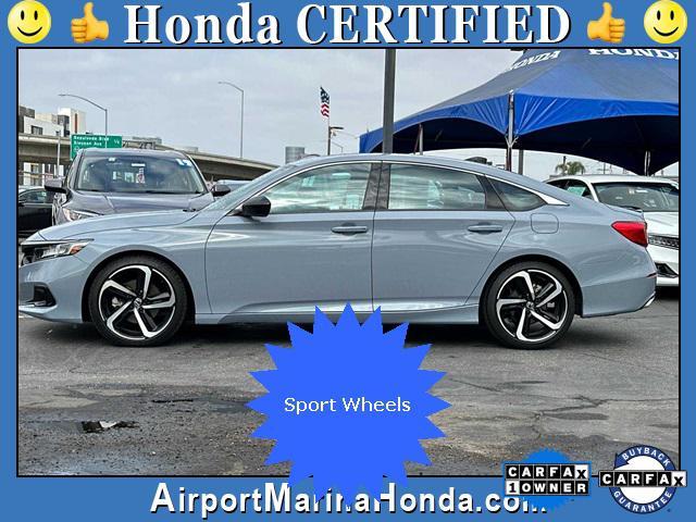 used 2021 Honda Accord car, priced at $27,984