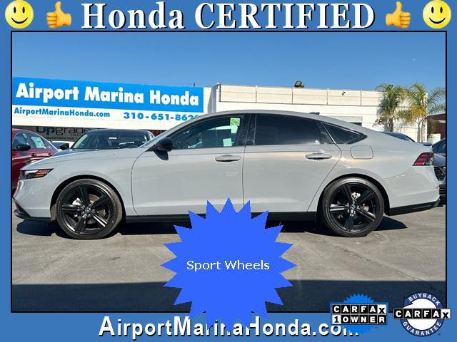 used 2023 Honda Accord Hybrid car, priced at $31,750