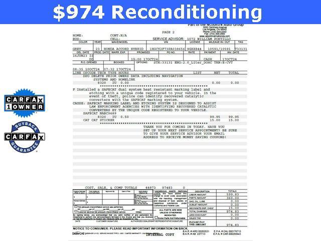 used 2023 Honda Accord Hybrid car, priced at $31,750