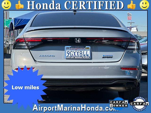 used 2023 Honda Accord Hybrid car, priced at $31,750