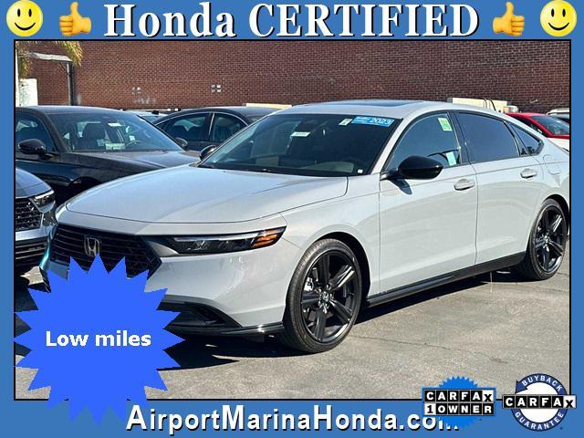 used 2023 Honda Accord Hybrid car, priced at $31,750