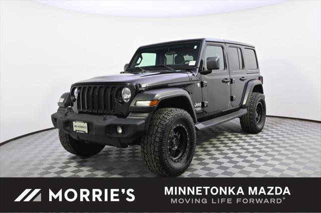 used 2018 Jeep Wrangler Unlimited car, priced at $23,488