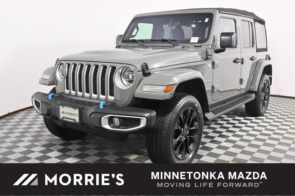 used 2022 Jeep Wrangler Unlimited 4xe car, priced at $30,488