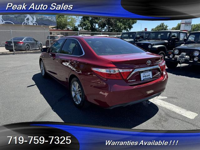 used 2016 Toyota Camry car, priced at $13,459