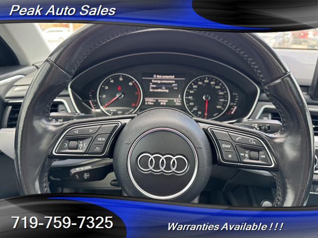 used 2017 Audi A4 car, priced at $15,495