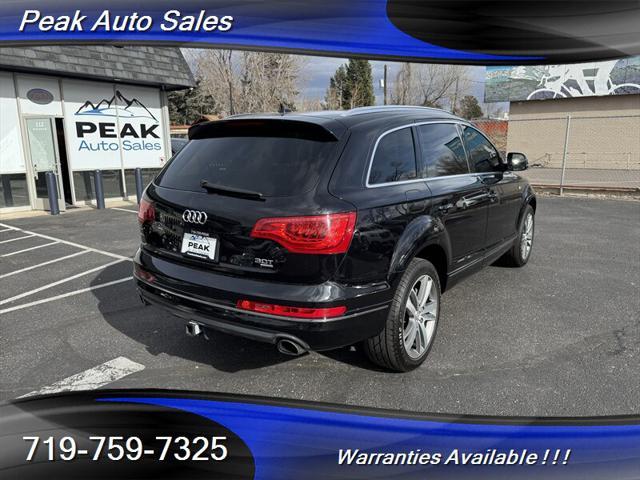 used 2015 Audi Q7 car, priced at $13,997