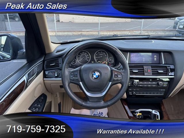 used 2015 BMW X3 car, priced at $14,288