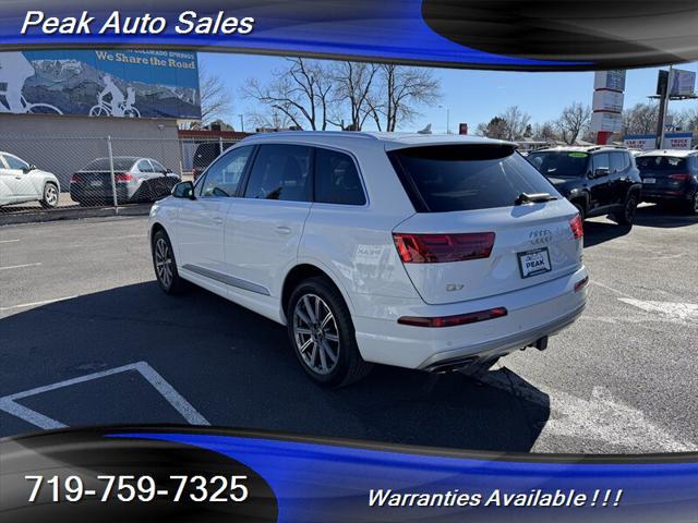 used 2018 Audi Q7 car, priced at $24,995