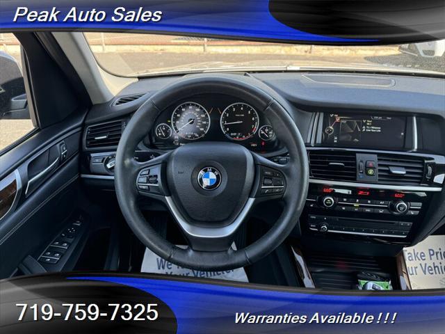 used 2016 BMW X3 car, priced at $14,887