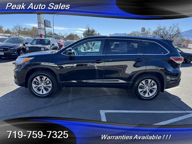 used 2014 Toyota Highlander car, priced at $18,995