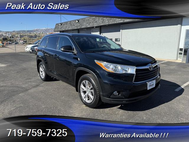 used 2014 Toyota Highlander car, priced at $18,995