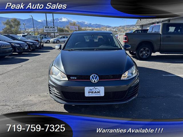 used 2015 Volkswagen Golf GTI car, priced at $13,995