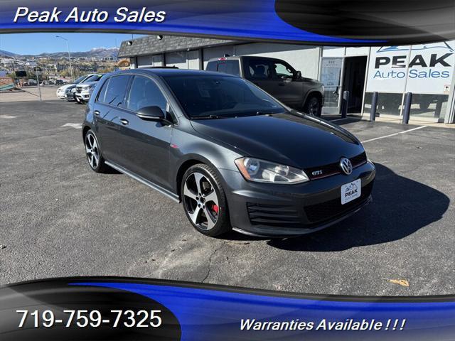 used 2015 Volkswagen Golf GTI car, priced at $13,995