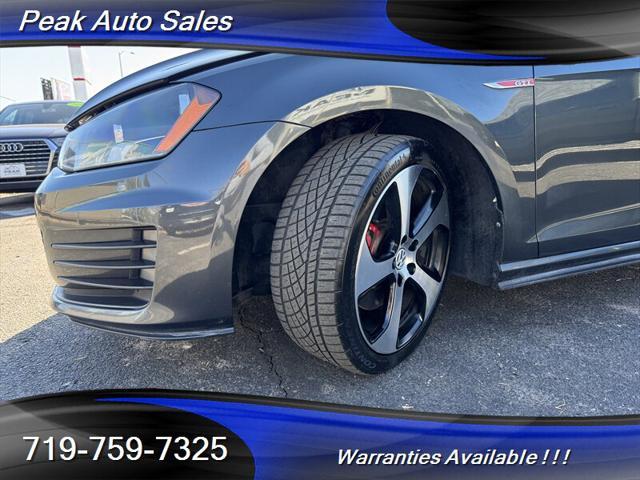 used 2015 Volkswagen Golf GTI car, priced at $13,995