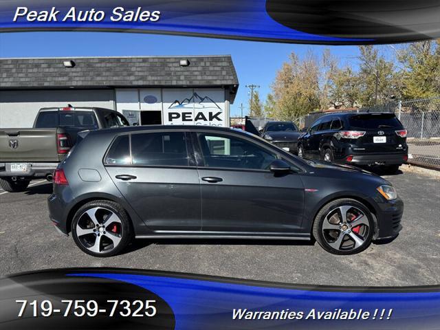 used 2015 Volkswagen Golf GTI car, priced at $13,995