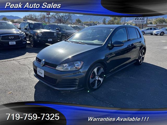 used 2015 Volkswagen Golf GTI car, priced at $13,995