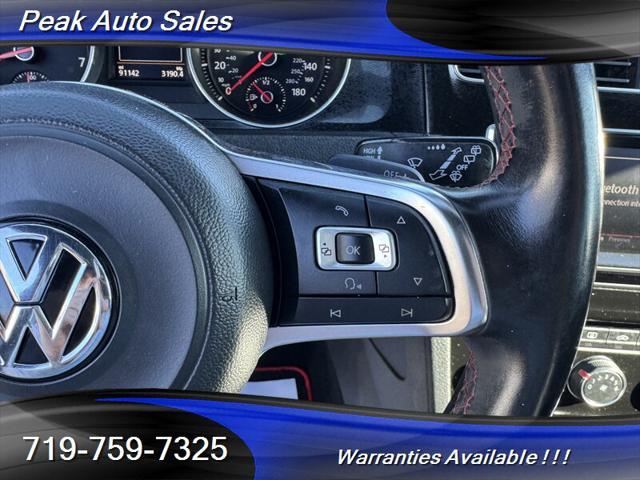 used 2015 Volkswagen Golf GTI car, priced at $13,995