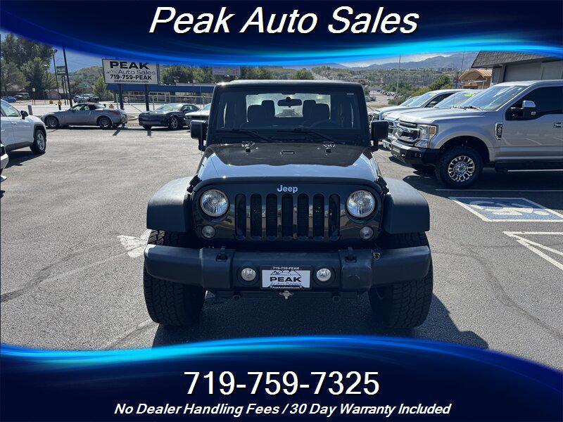 used 2016 Jeep Wrangler car, priced at $16,995