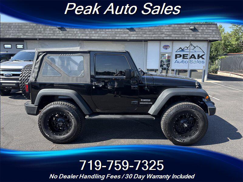 used 2016 Jeep Wrangler car, priced at $16,995