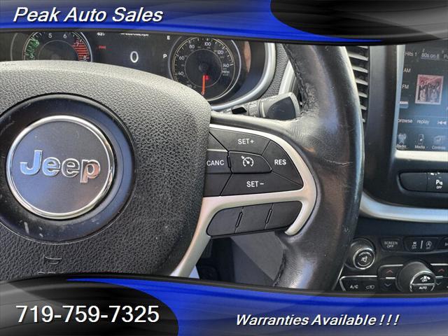 used 2016 Jeep Cherokee car, priced at $15,787