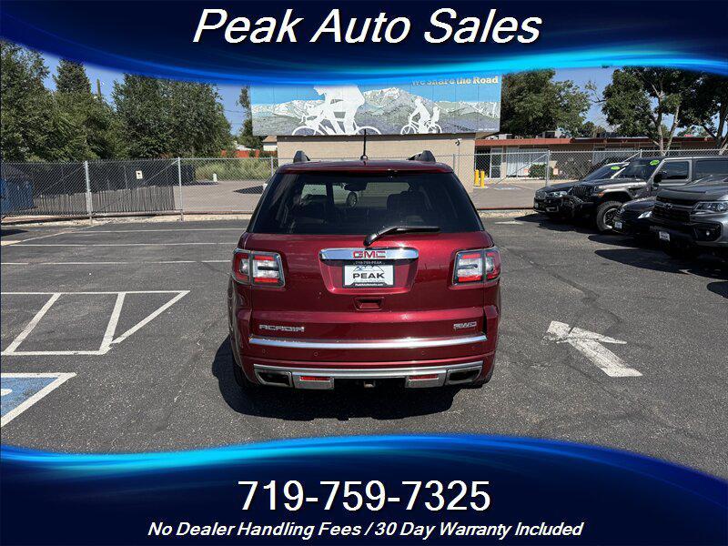 used 2015 GMC Acadia car, priced at $14,995