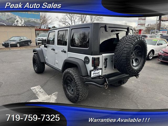 used 2012 Jeep Wrangler Unlimited car, priced at $17,405