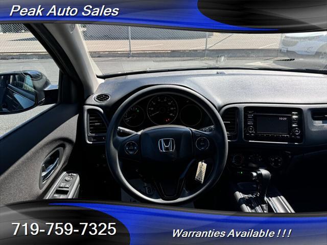 used 2016 Honda HR-V car, priced at $15,995