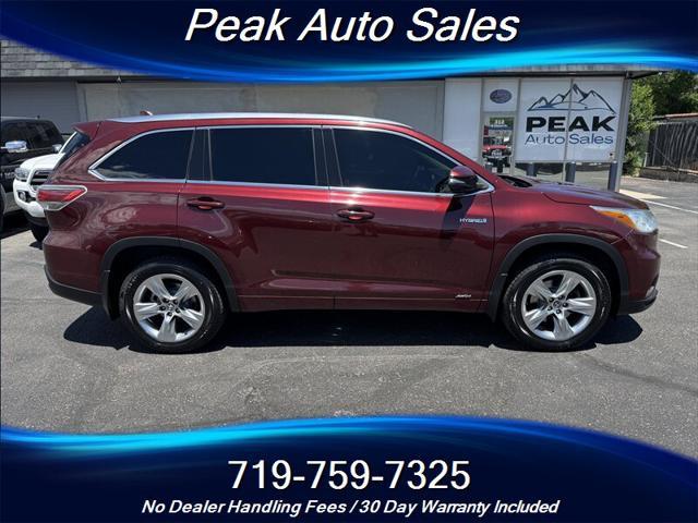used 2016 Toyota Highlander Hybrid car, priced at $21,599