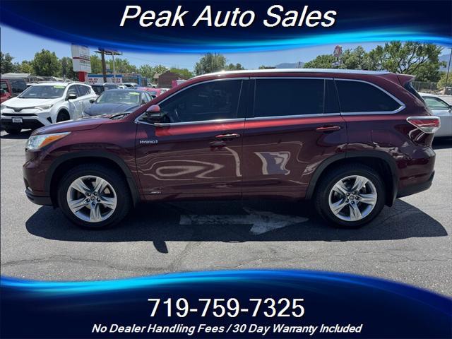 used 2016 Toyota Highlander Hybrid car, priced at $21,599