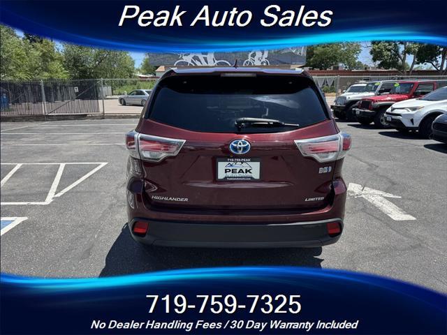 used 2016 Toyota Highlander Hybrid car, priced at $21,599