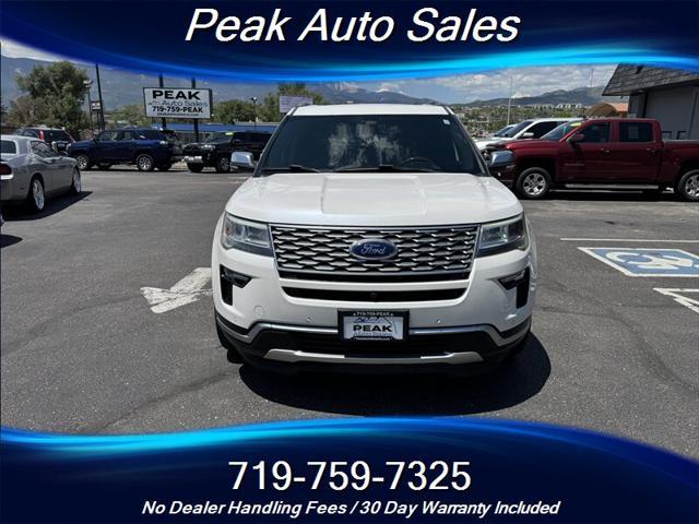 used 2018 Ford Explorer car, priced at $18,799