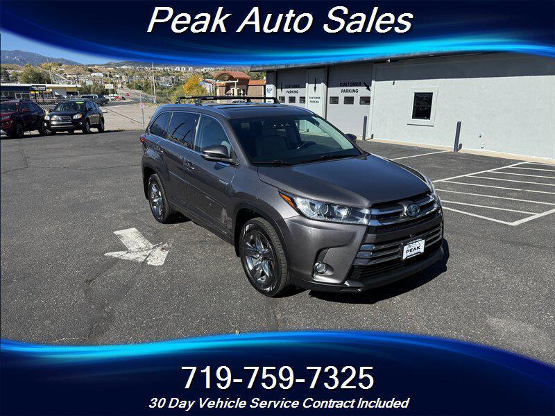 used 2017 Toyota Highlander Hybrid car, priced at $21,995