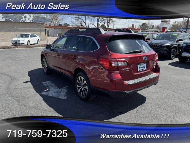 used 2015 Subaru Outback car, priced at $13,995