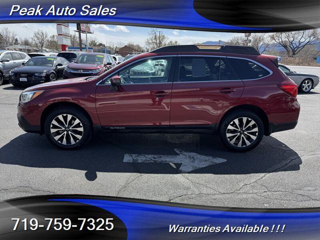 used 2015 Subaru Outback car, priced at $13,995