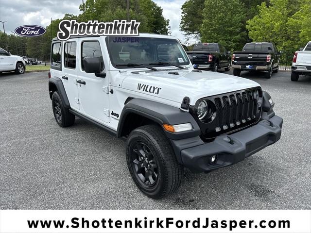 used 2020 Jeep Wrangler Unlimited car, priced at $33,890