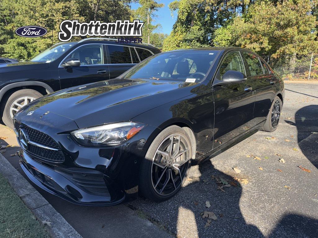used 2022 Mercedes-Benz C-Class car, priced at $33,895