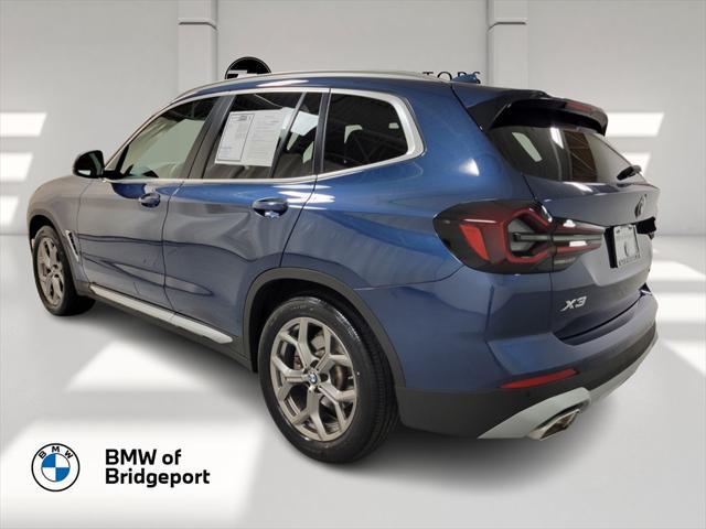 used 2022 BMW X3 car, priced at $38,999