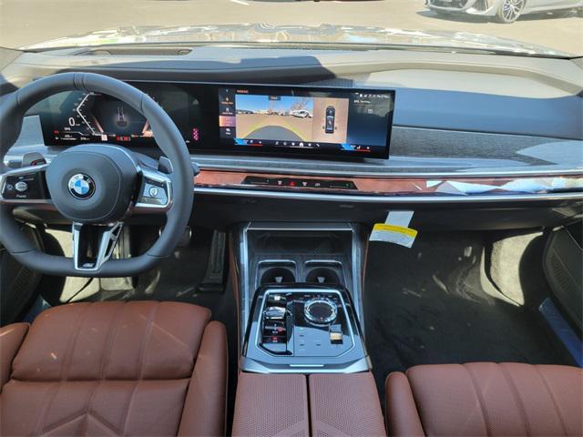 new 2025 BMW 740 car, priced at $118,625