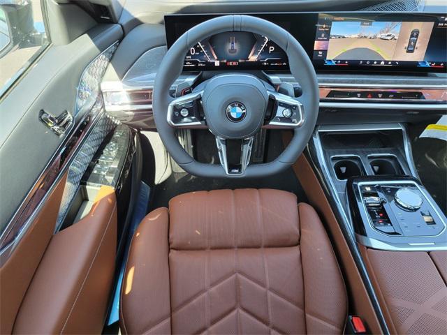 new 2025 BMW 740 car, priced at $118,625