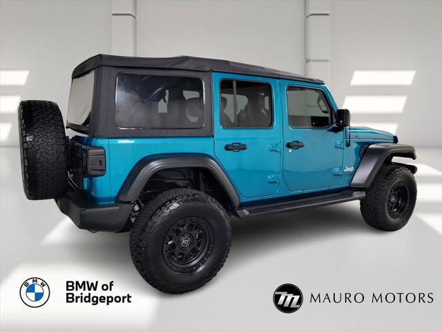 used 2020 Jeep Wrangler Unlimited car, priced at $21,496