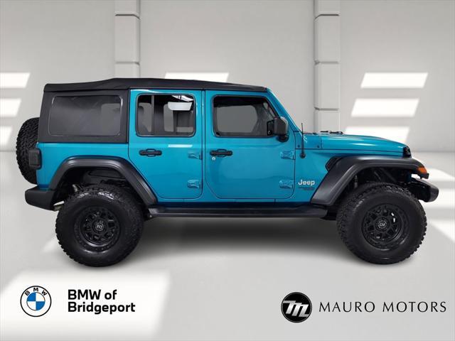 used 2020 Jeep Wrangler Unlimited car, priced at $21,496