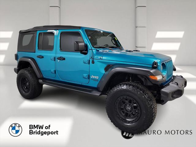 used 2020 Jeep Wrangler Unlimited car, priced at $21,496