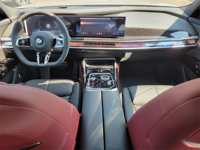 new 2025 BMW 740 car, priced at $104,055