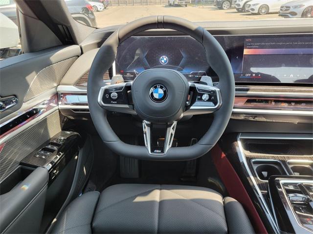 new 2025 BMW 740 car, priced at $104,055